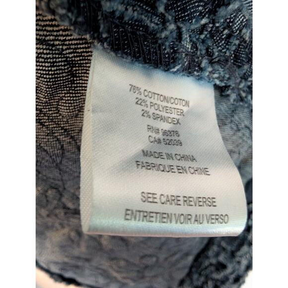 Samuel Dong | Floral Jean Coat | Large - Picture 7 of 8